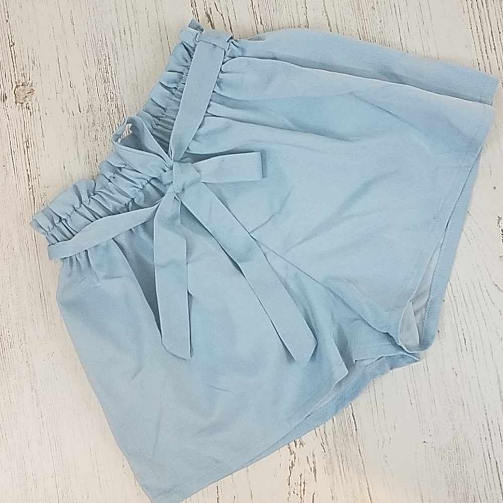 Zaful Tie High Waisted Shorts
